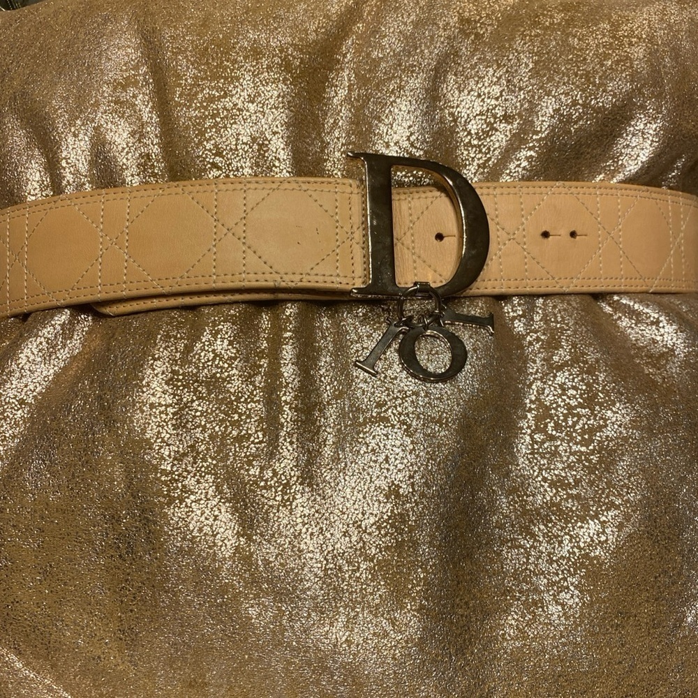 Christian Dior leather belt 65
